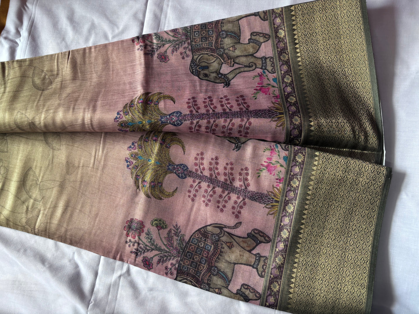 Silk with cotton blended saree